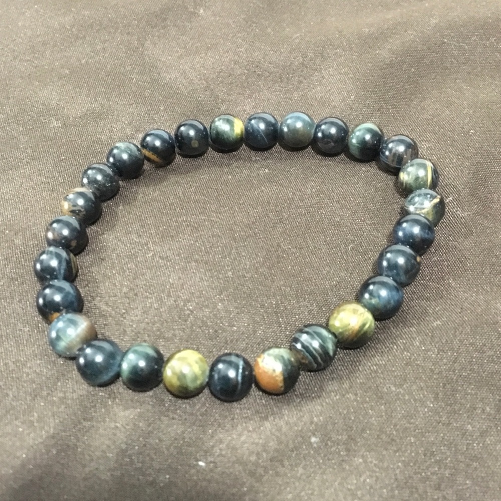 Blue Tigers Eye Bracelet